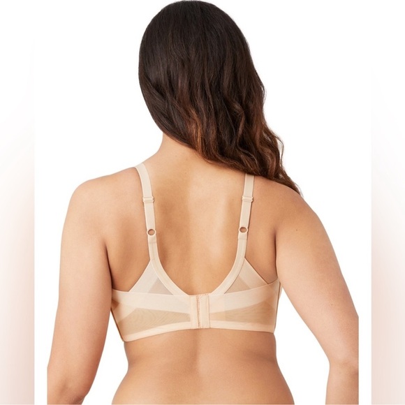 Wacoal Ultimate Side Smoother Wire Free T-Shirt Bra Size 40C Sand Color Nude - Picture 3 of 7